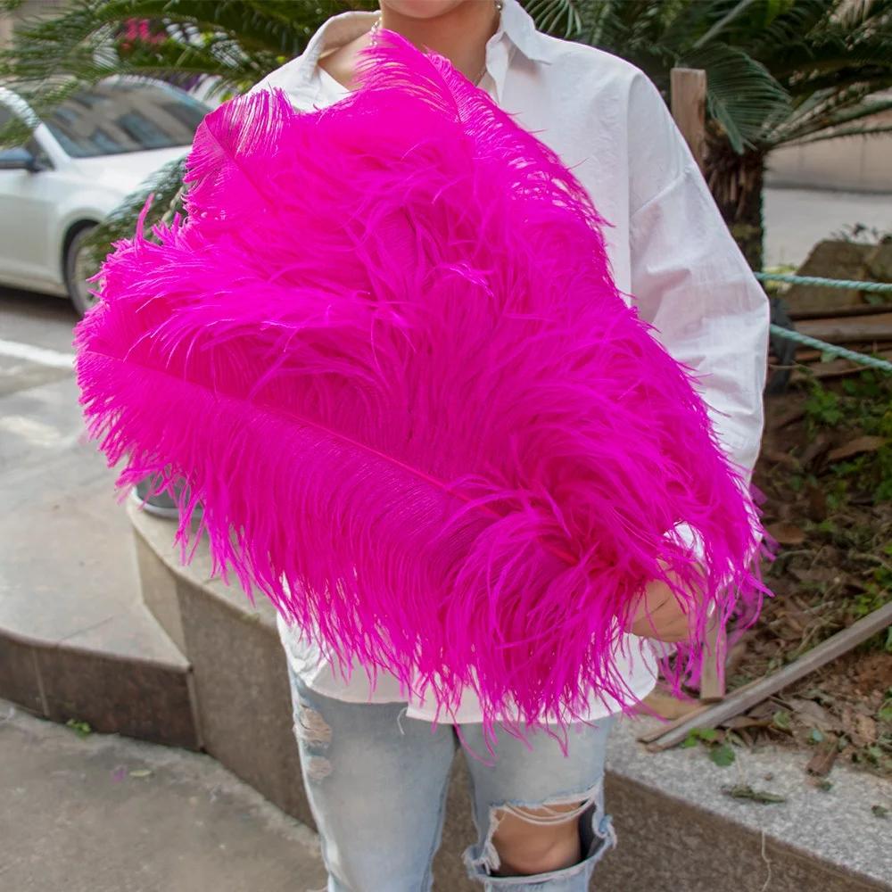 Wholesale Golden Ostrich Feathers Big 15-60CM Ostrich Plume for Wedding Party Home Decor Table Centerpieces Carnival DIY Crafts