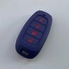 Silicone Car Key Case Cover for Hyundai Santa Fe Sonata Hybrid NEXO Tucson NX4 Solaris New Grand Car Key Chain Shell Accessories