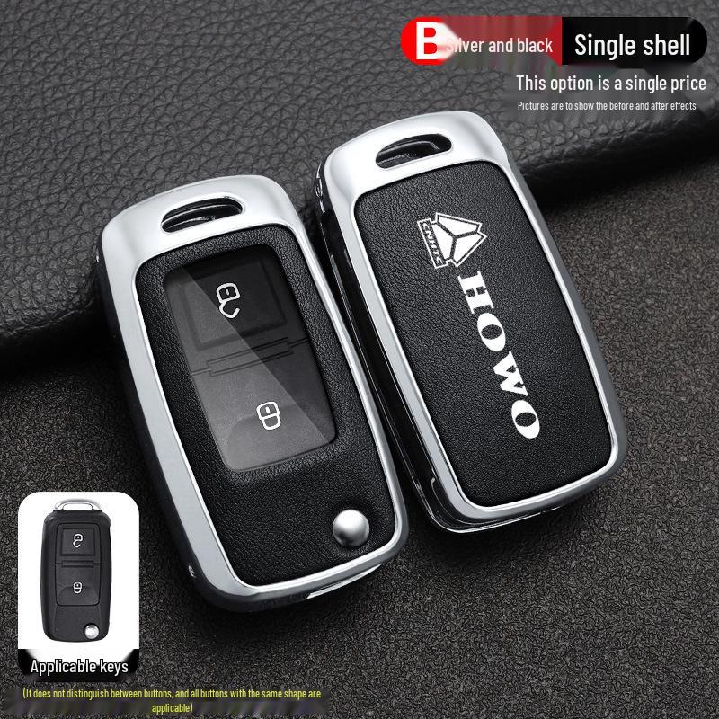 Sinotruk Howo Max, TH7 & Warrior Key Case for Light & Heavy Trucks - Men's Shell Bag with Buckle