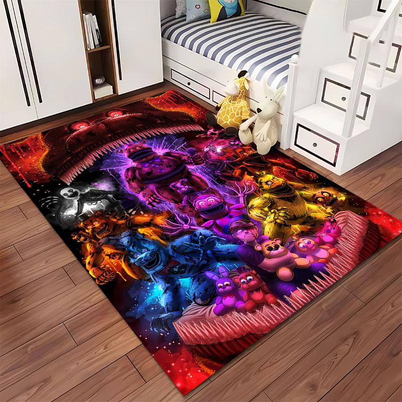 "Colorful Scary Animatronic Art" suitable as a non-slip mat for the living room or bedroom sofa