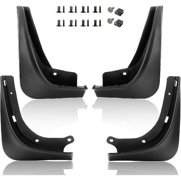 Mud Flaps Mud Splash Guard For 2016 2017 2018      Tesla Model 3 No Drilling Required (Set Of 4)