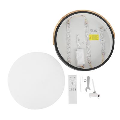 LED Aufbau Deckenleuchte Modern Dimmbar Rund Moderne Deckenleuchte mit Fernbedienung für