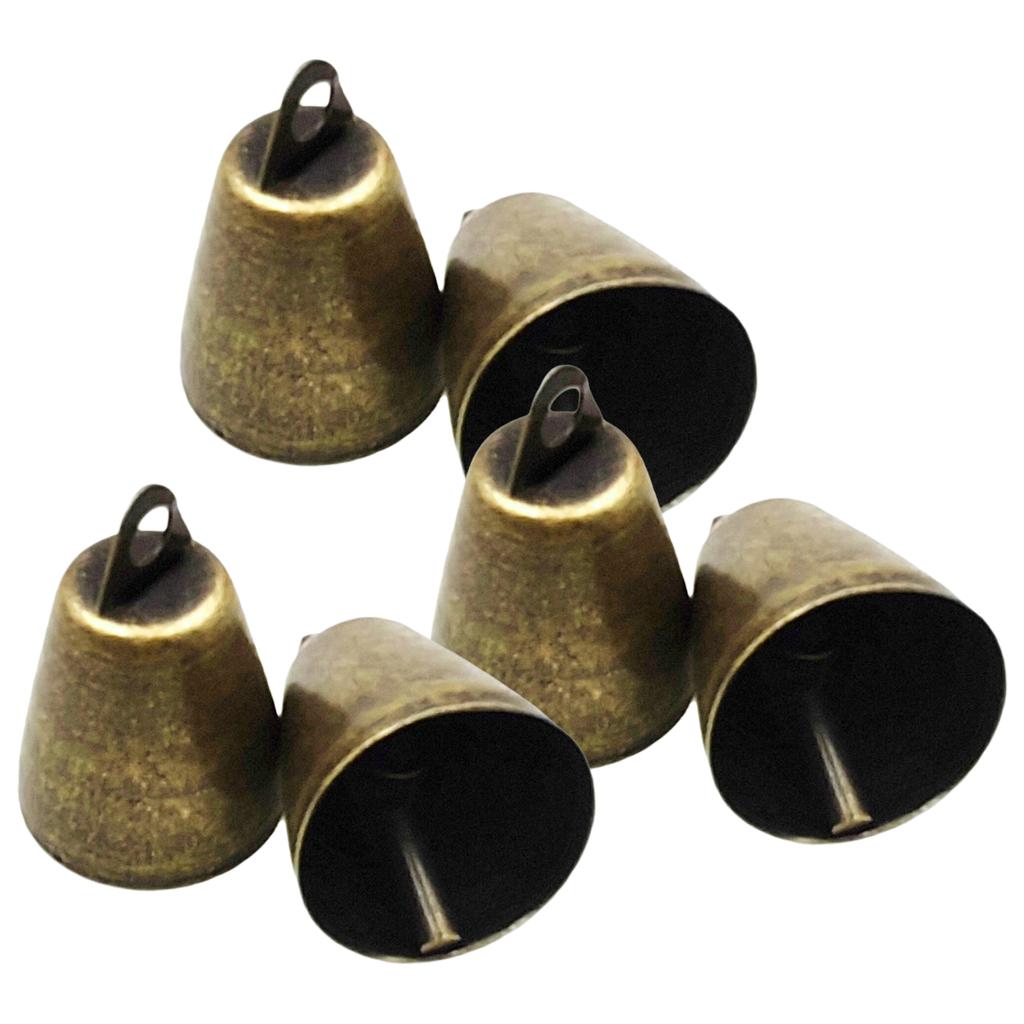 6 buc. Clopote agățat Clopoței de vânt Jingle Bell DIY Fier Mic Clopote Pandantiv pentru Pomul de Crăciun de Crăciun