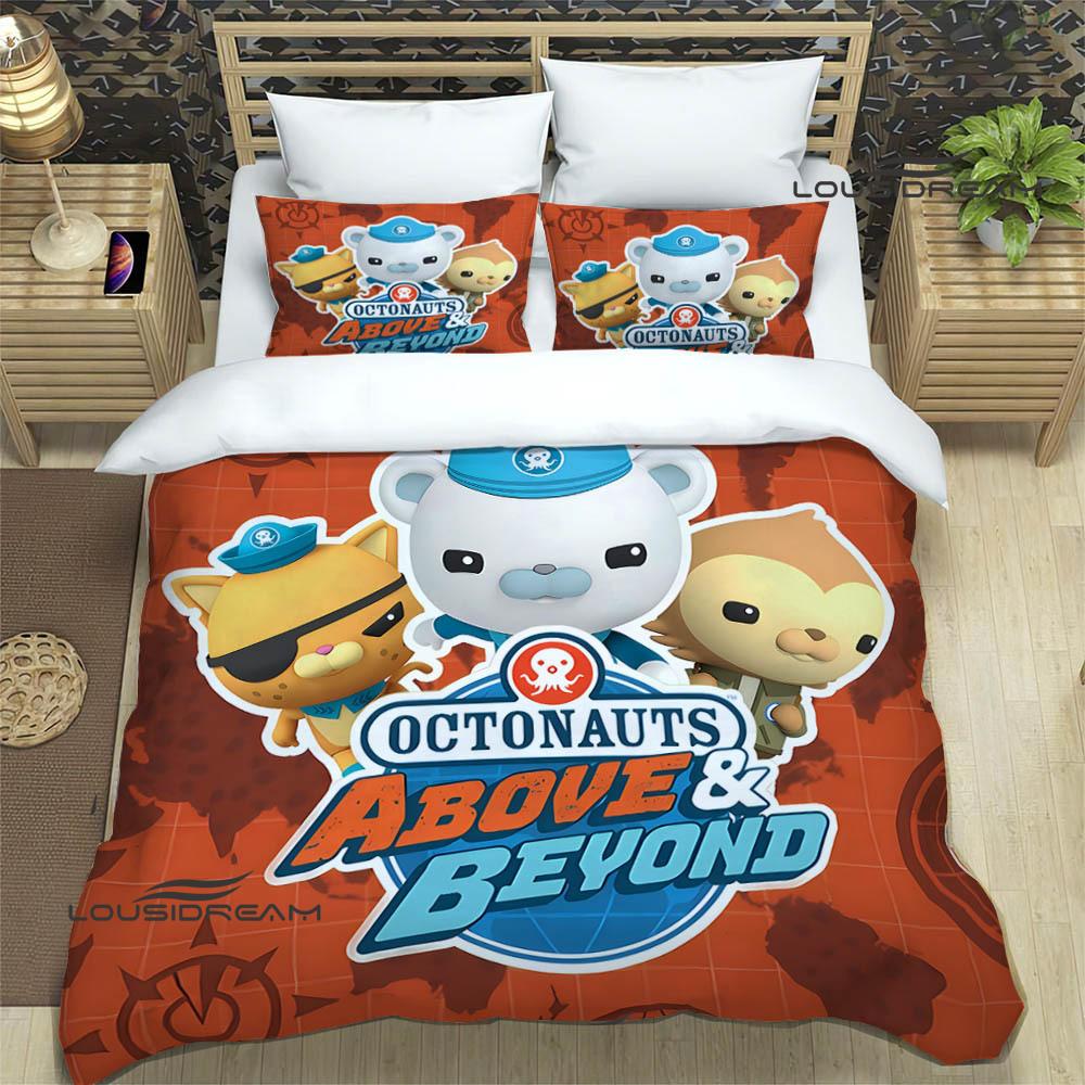 3D The-Octonauts Printed Bedding Sets Exquisite Bed Supplies Set Duvet Cover Comforter Set Bedding Set Luxury Birthday Gift