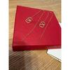 Used VALENTINO gold chain earrings