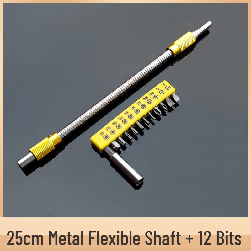Metal Soft Shaft Bit Extension Multi-Angle Drill Screwdriver Adapter
