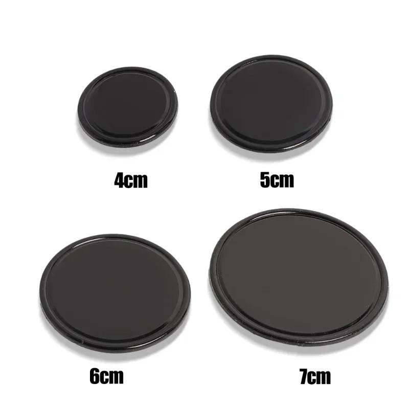 Car Anti Slip Pad 7/6/5/4cm Circular Magic PU Pad Universal Center Console Dashboard Phone Ornament Strongly Stick Anti-slip Mat