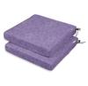 Vargottam Perfect Outdoor Indoor Square Corner Seat Cushions Water-Resistant Lounge Chair 18.5" X 16" Home Office Patio Furniture