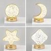 Star & Moon Desk Lamp: Rechargeable Night Light, Bedroom & Dining Decor