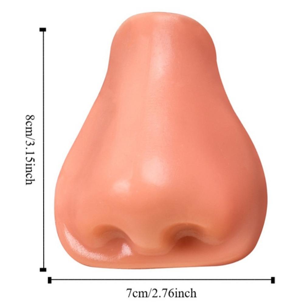 Solid Simulated Nose Pinching Toy Simulation TPR Squeezing Toy  Children Birthday Gift