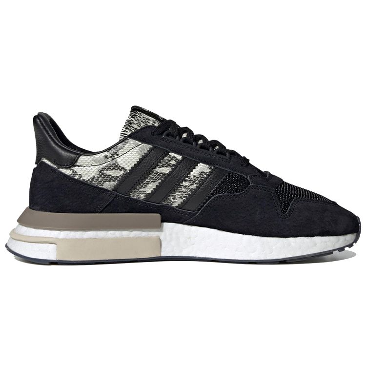 Adidas ZX 500 RM Yılan Derisi Unisex Spor Ayakkabı Siyah Core
