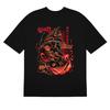 Anime Demon Slayer Kimetsu No Yaiba Tanjiro Nezuko Fiery Guardians Black Tshirt