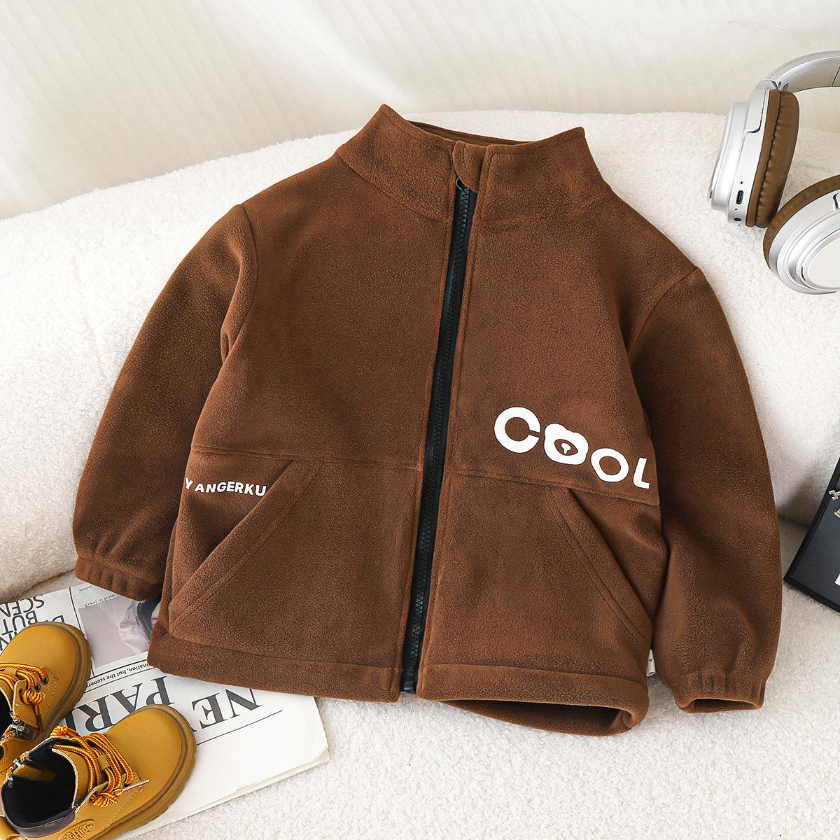 

Детское повседневное пальто, зимнее, для мальчиков и девочек, свободное, с воротником-стойкой, с длинными рукавами 160cm коричневый