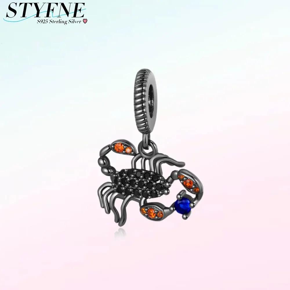 New Copper Spider Pendant Black Colors For Charms Copper Colors Original Bracelet For Jewelry Making