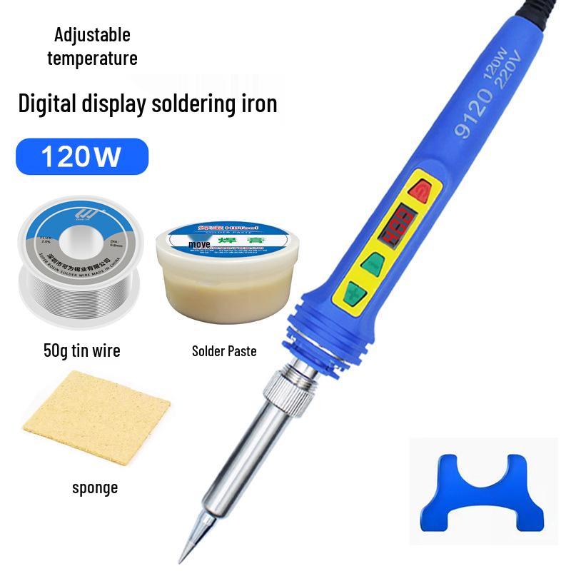 200W Industrial-Grade Electric Soldering Iron - High Power, 600° Temperature Controlled for Precision Repair and Welding.