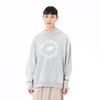 New Balance Sport French Terry Oversized Graphic Hoodie AG Women's (Fleece Lining) (WT43507) (Athletic Gray)