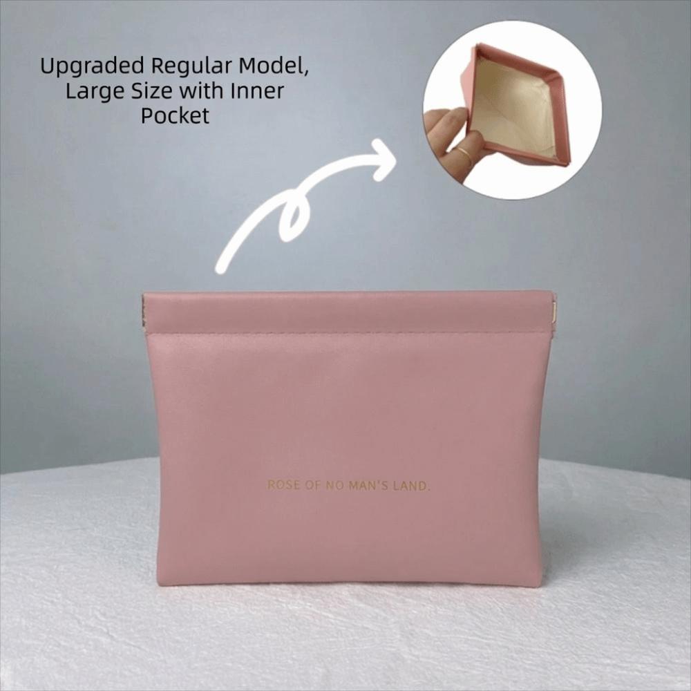 Fashion With Inner Bag Lipstick Makeup Bag Portable Mini Jewelry Handbag Simple PU Key Small Bags for Women Girls