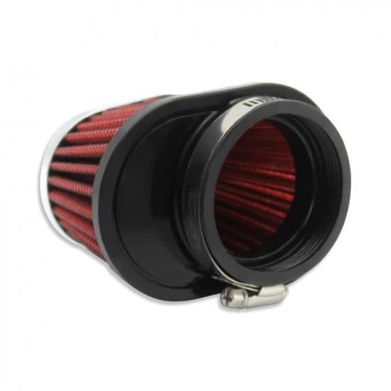 For Motor Car Minibike Air Filter 60Mm Cold Air Intake High Flow Cone Filter Red