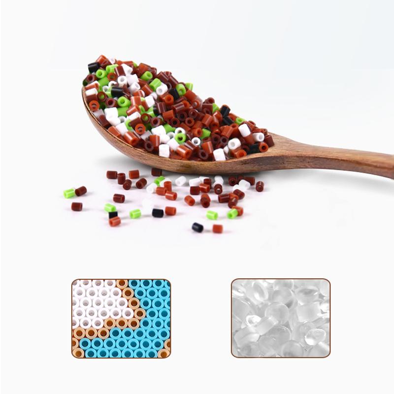 72 Colors 24 Colors 2.6Mm Perler Fuse Beads Iron Beads Kit Hama Beads 3D Puzzle Diy Toy Kids Creative Handmade Craft Toy Gift