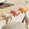 Cute Cat Design Desk Side Bag Hook Hanger Portable Table Hook Handbag Backpack Travel Bag Organizer Holder Home Office Decor