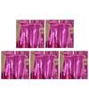 Sparkling Foil Fringe Curtains 1x2m Metallic Streamer Backdrop for Wedding