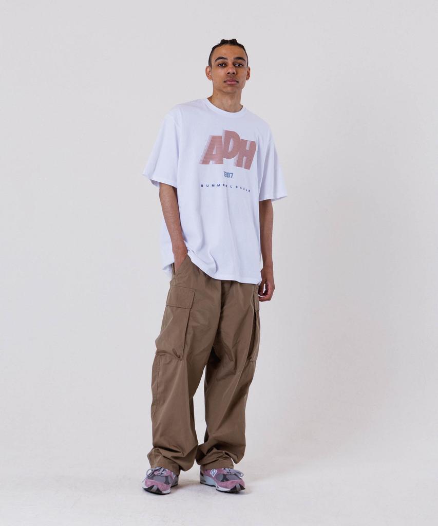 ALL DAY HOOPS Adh Summer League Oversized Short Sleeve T-Shirt White