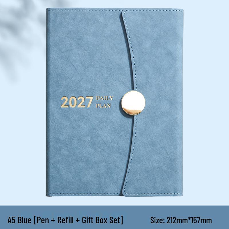A5 2027 Spanish-English Daily Diary & Planner Gift Set