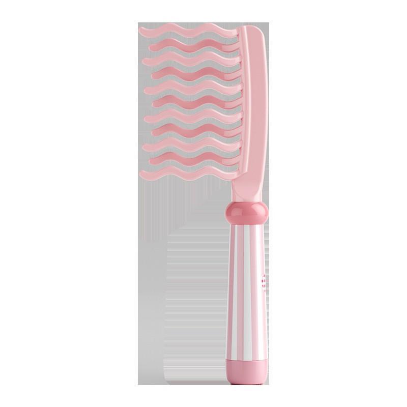 Portable Anti-static Double Row Curling Comb for Fluffy Styling