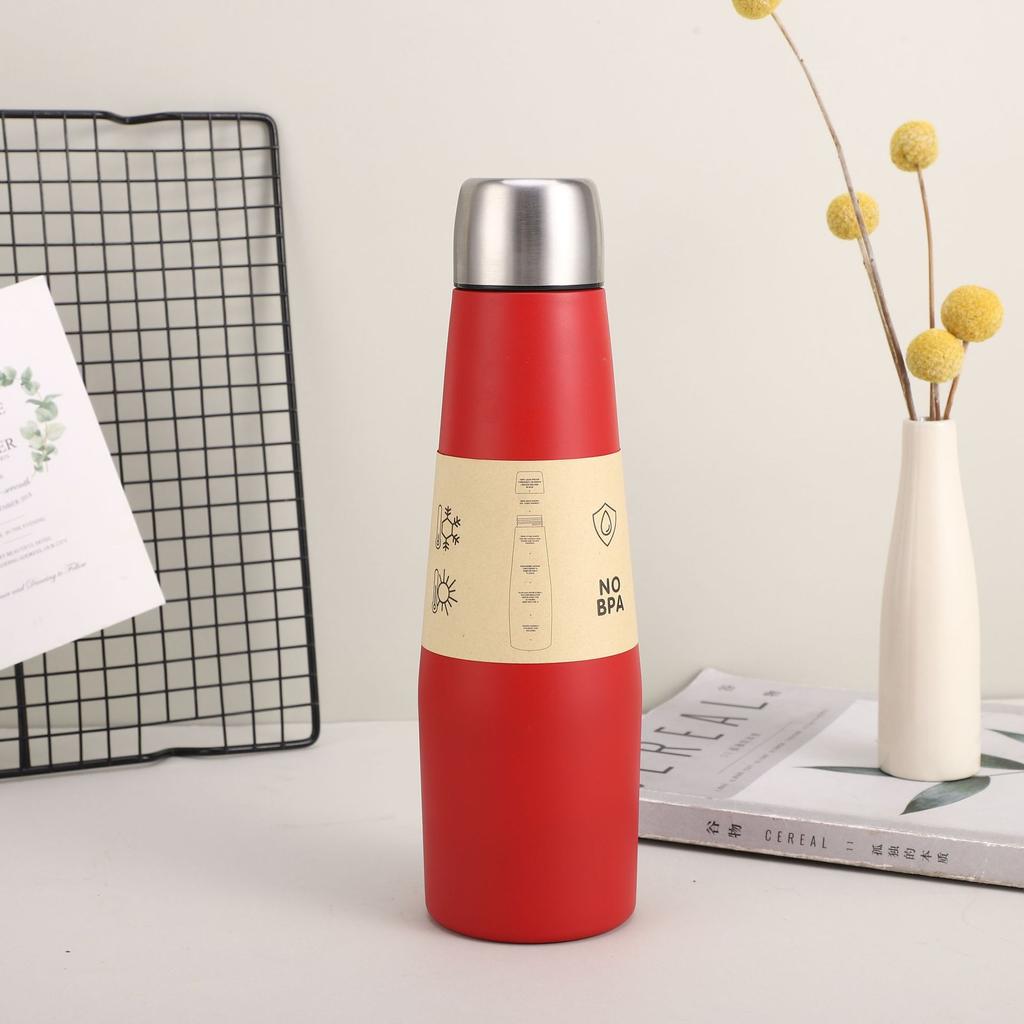 Creative 304 Stainless Steel Thermos Cup High-Looking Simple Coke Bottle Outdoor Portable Sports Kettle