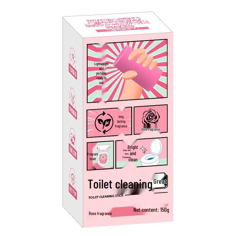 Automatic Toilet Bowl Cleaner Stick - Blue Bubble Deodorizer, Descaler & Odor Remover