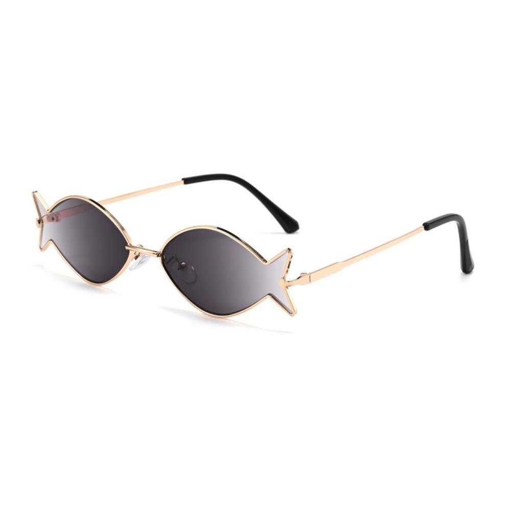 Gradient Color Fish Shape Sunglasses UV400 Anti Glare UV Protection Shades HD Visual Women Accessories UV Protection Sunglasses