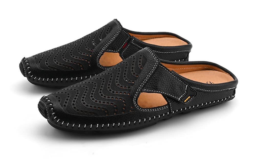 Business Natural No Katou-ni Men's Shoes, Sandals/Slippers, Leather, Office/Indoor Use, Heel, BTX-016HEI-25.0cm