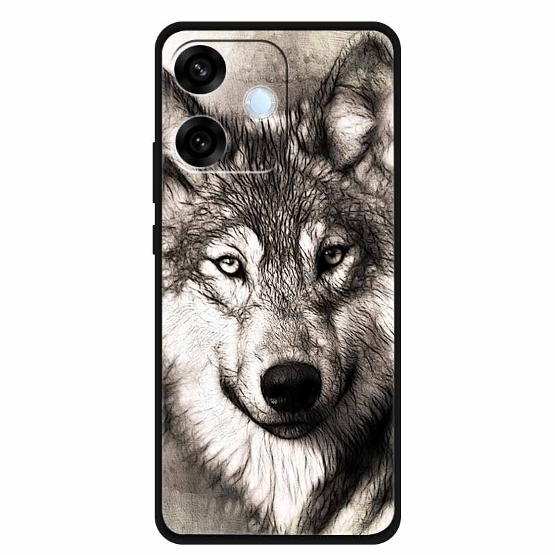 For Oppo A5 Pro 4G 5G Case 6.67" Soft TPU Silicone Funda Cut Cat Flower Painted Back Cover for Oppo A5 Pro 5G Global Shell Coque