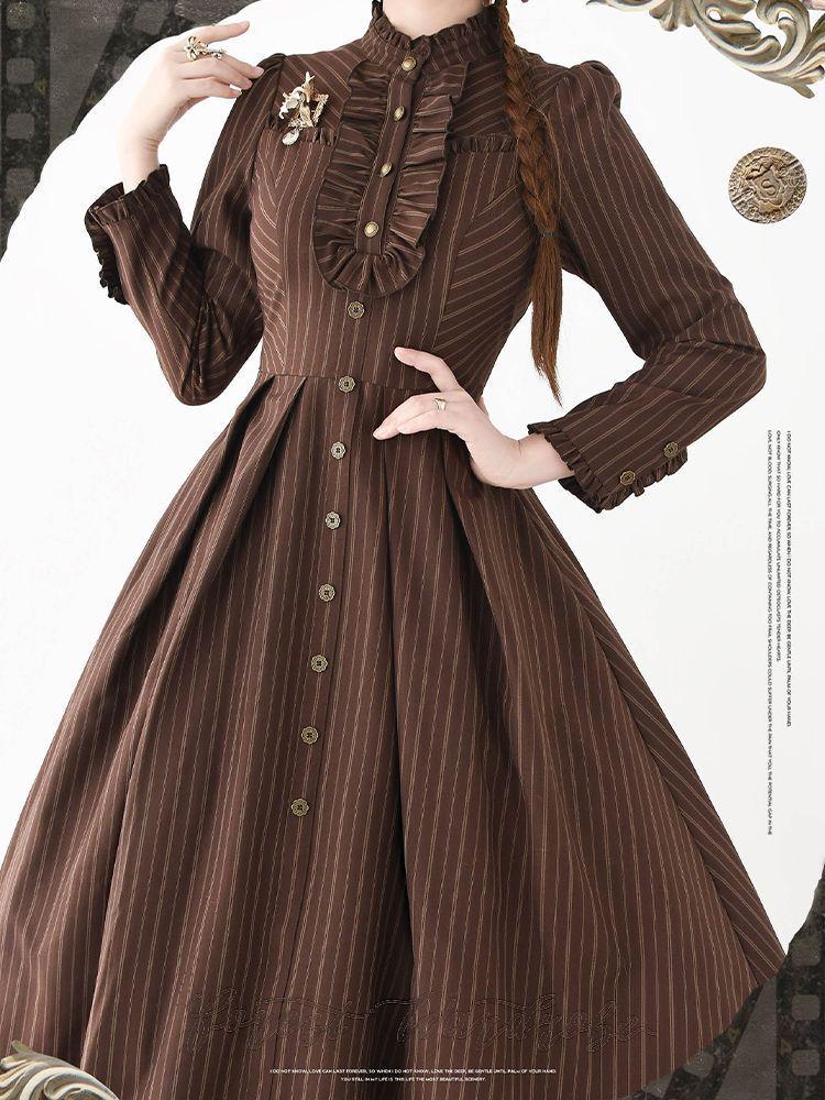 Retro Französischer Stil Sternennacht Taillenbetonierende Weste & Klassisches Kleid Set