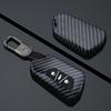 Carbon Fiber Car Key Case Cover For Vw Volkswagen Golf 8 Mk8 Cupra Skoda Octavia A8 Seat Leon Mk4 Kodiaq Seat Ateca Accessories