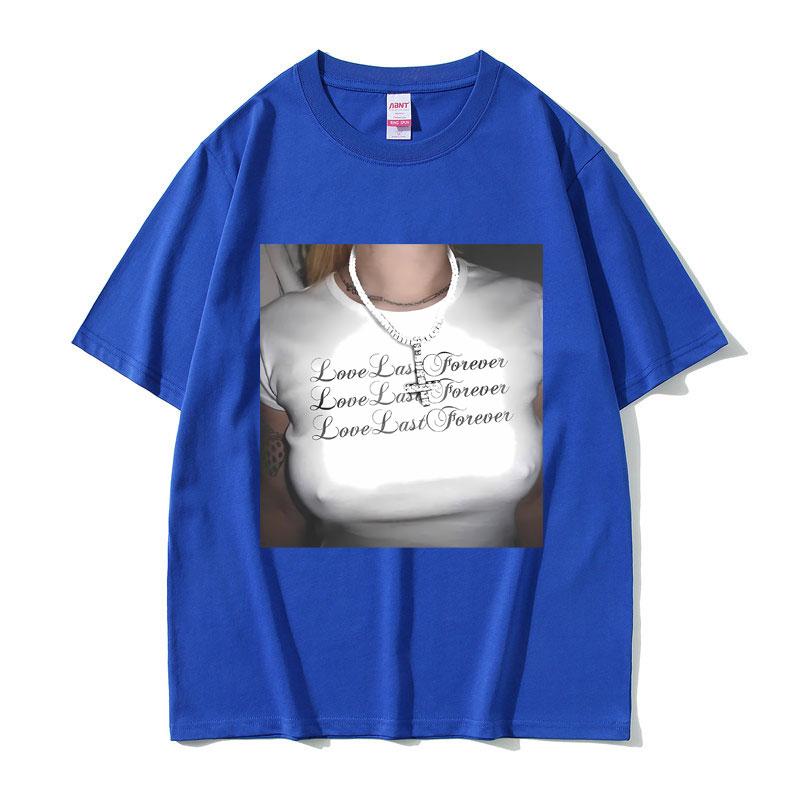 Láska trvá věčně Destroy Lonely Ken Carson Skvělý chaos Tričko Rap Playboi Carti Opium Trička Pánská móda Letní trička