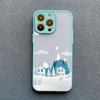 Christmas Winter Snow Scenery Phone Case For iPhone 16 15 14 13 12 11 Pro Max Mini X XS XR 7 8 Plus Shockproof Hard Cover Fundas