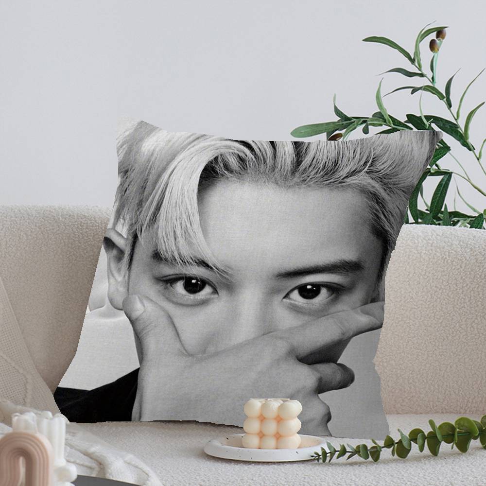 

EXO P-Park Chanyeol pillow cover sofa cushion cover home room decoration children gift 12x12Inch