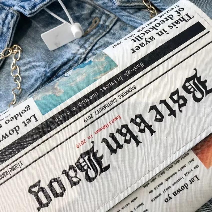 Diagonal Cross Bag for Women Retro Style Chain Bags Girl Temperament Package Gift Creative Fashionable Korean Version Versatile