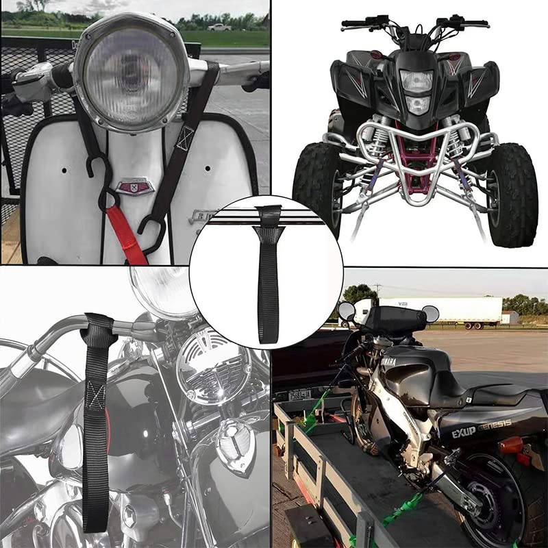 LIKENNY Cargo Tightening Belt, Tie-Down Belt, Trampo Transport, Motorcycle, Tie-Down Strap, Tow Hook, Jack,