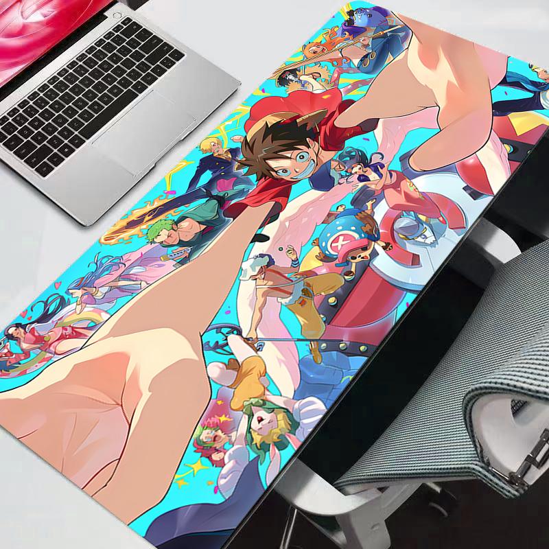 Anime Pad Mouse One Piece HD Print Computer Gamer Locking Edge Mousepad XXL Keyboard PC Mice Mats For Csgo Durable