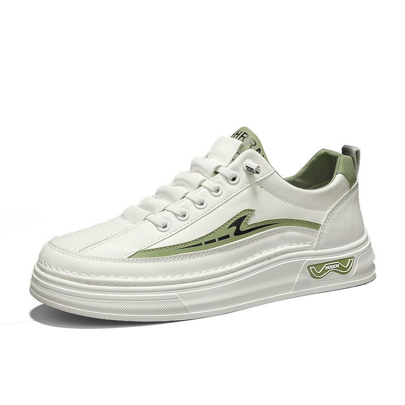 

Men s shoes leather surface low-top board shoes men s simple student white shoes new spring and autumn one-pedal casual shoes men 39