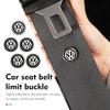 Car Safety Belt Limit Buckle Seat Belt Non-Slip Fixing Button For Volkswagen VW Golf 4 5 6 7 Polo Jetta Sagitar Magotan Passat ZD9 Hkmb5