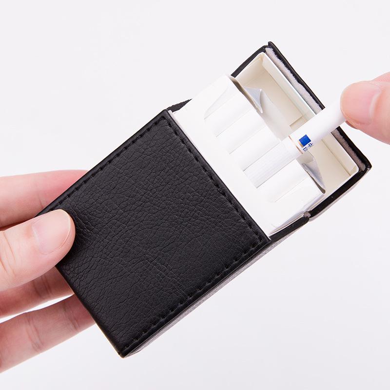 Creative Flip-Top Soft Pack Cigarette Case - 20 Sticks, Anti-Pressure, Portable Protection for Men