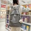 Schoolbag Wholesale Backpack Fresh Japanese Simple Ins Versatile Schoolbag College Student High Value Casual Commuter Backpack
