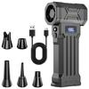 Multi-scenario Use Electric Air Duster Jet Fan Turbo Blower Cleaning Blowing Tool 110000RPM Blow And Suction 2 In 1 Blow Snow With Outlet Nozzles