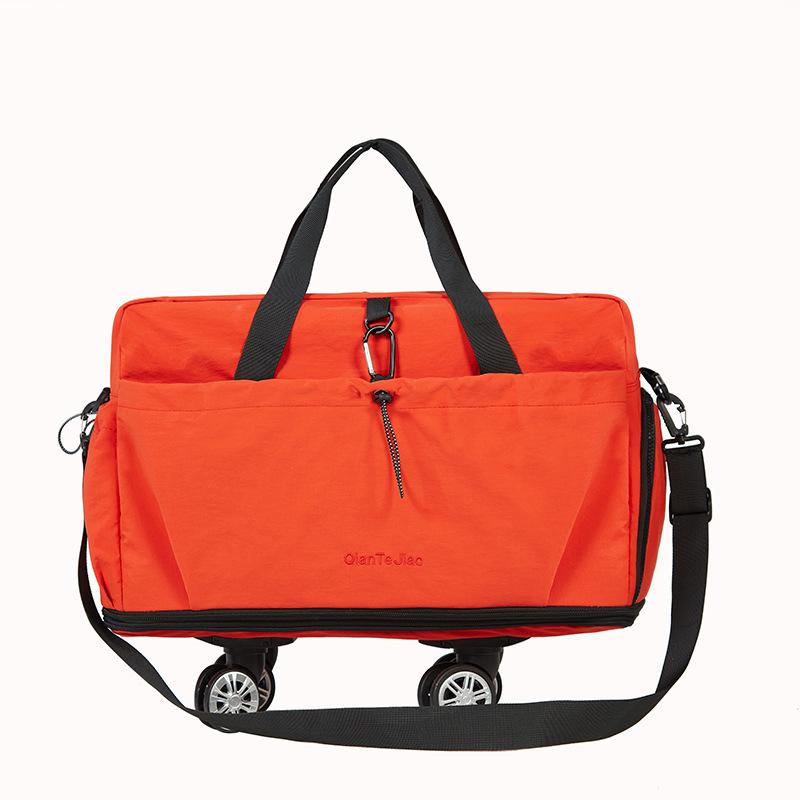Handbag Large-capacity Short-distance Travel Bag Female Travel Pending Delivery Storage Duffel Bag Sports with Wheels Fitness Bag Male