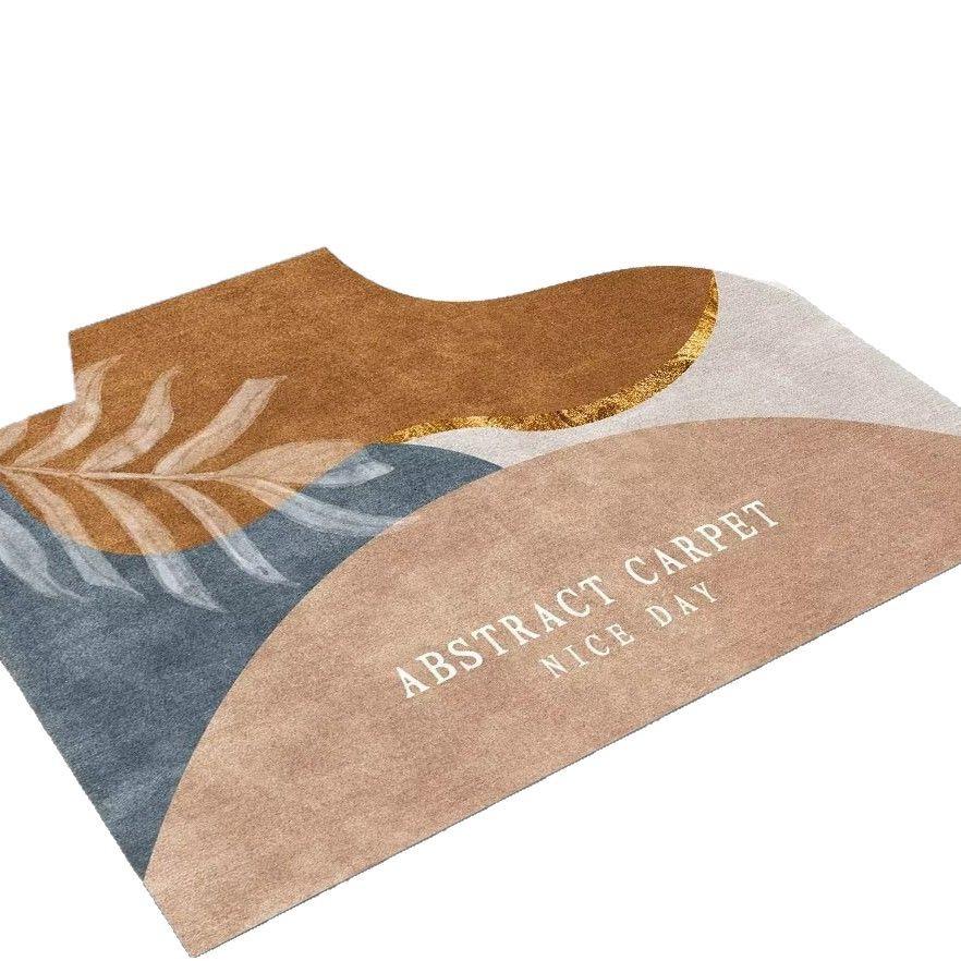 Entrance Door Carpet Household Door Mat Anti Slip Living Room Light Luxury Entrance Mat Dirt Resistant