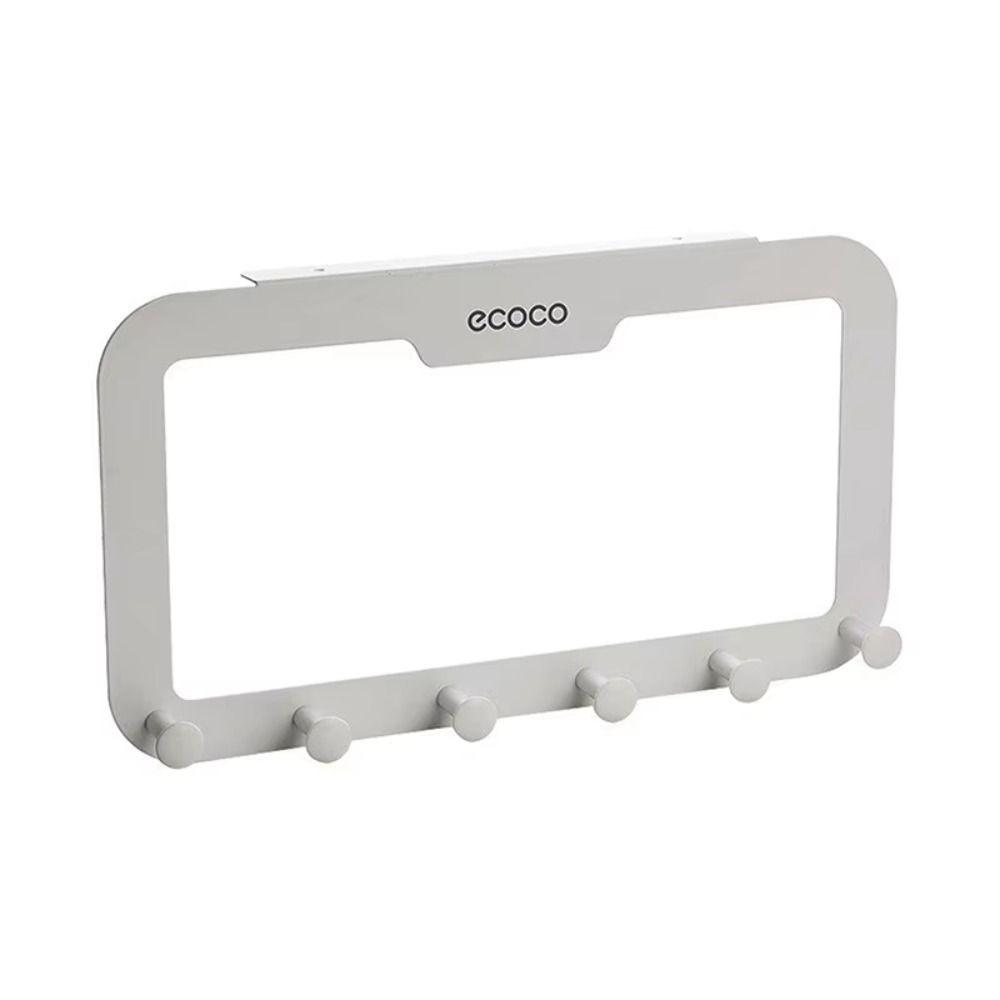 

Space Saving Door Hooks Six-link Design Door Behind Hook for Clothes Storage серый