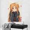 2025 New Yuuki Asuna Anime Sword Art Online Tapestry Room Decor Wall Cloth Party Hanging Background Room Decor Baby Room